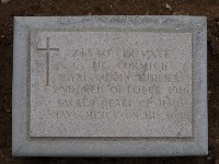 Struma Military Cemetery - McCormick, Christopher
